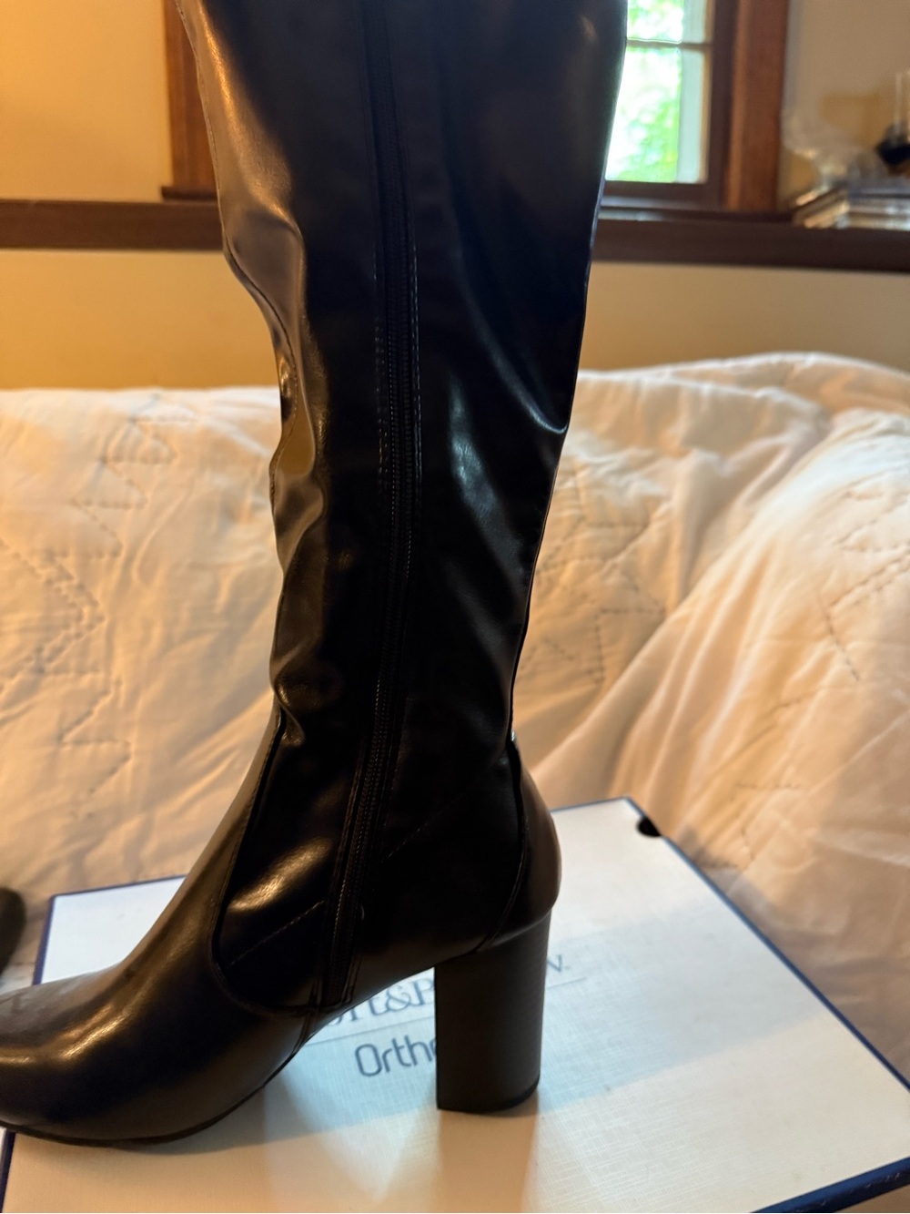croft & barrow Black Over-the-Knee Block Heel Boots